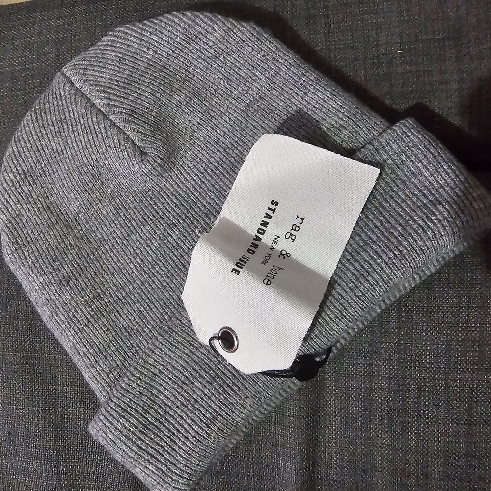 rag & bone Gray Knit Beanie